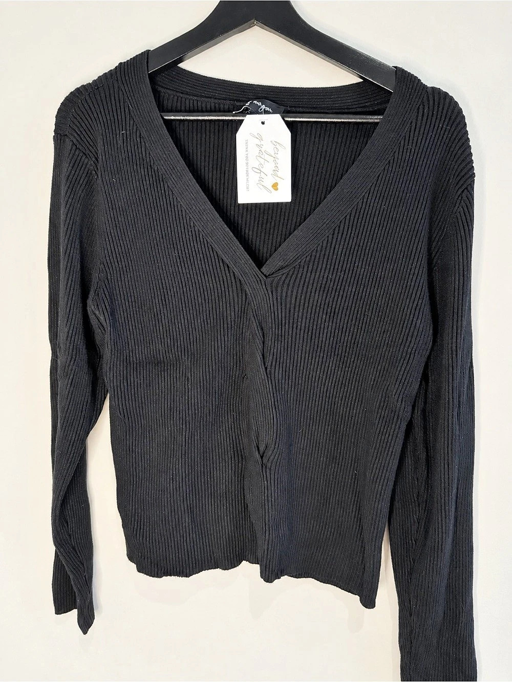 Black Long Sleeve Top LNWT